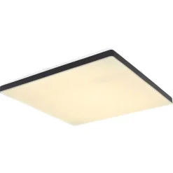 Plafonnier Globo Ully Led Noir, 1 Lumiere, Telecommandes