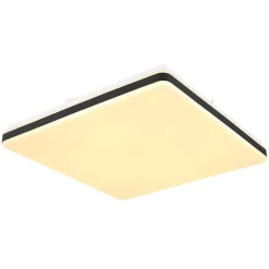 Plafonnier Globo Ully Led Noir, 1 Lumiere, Telecommandes