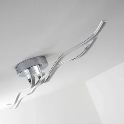 Plafonnier Globo Wave Led Chrome, 1 Lumiere