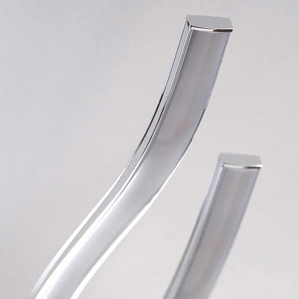 Plafonnier Globo Wave Led Chrome, 1 Lumiere