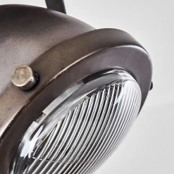 Plafonnier Glostrup Brun, Acier Inoxydable, 3 Lumieres