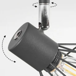 Plafonnier Gullspang Anthracite, 6 Lumieres