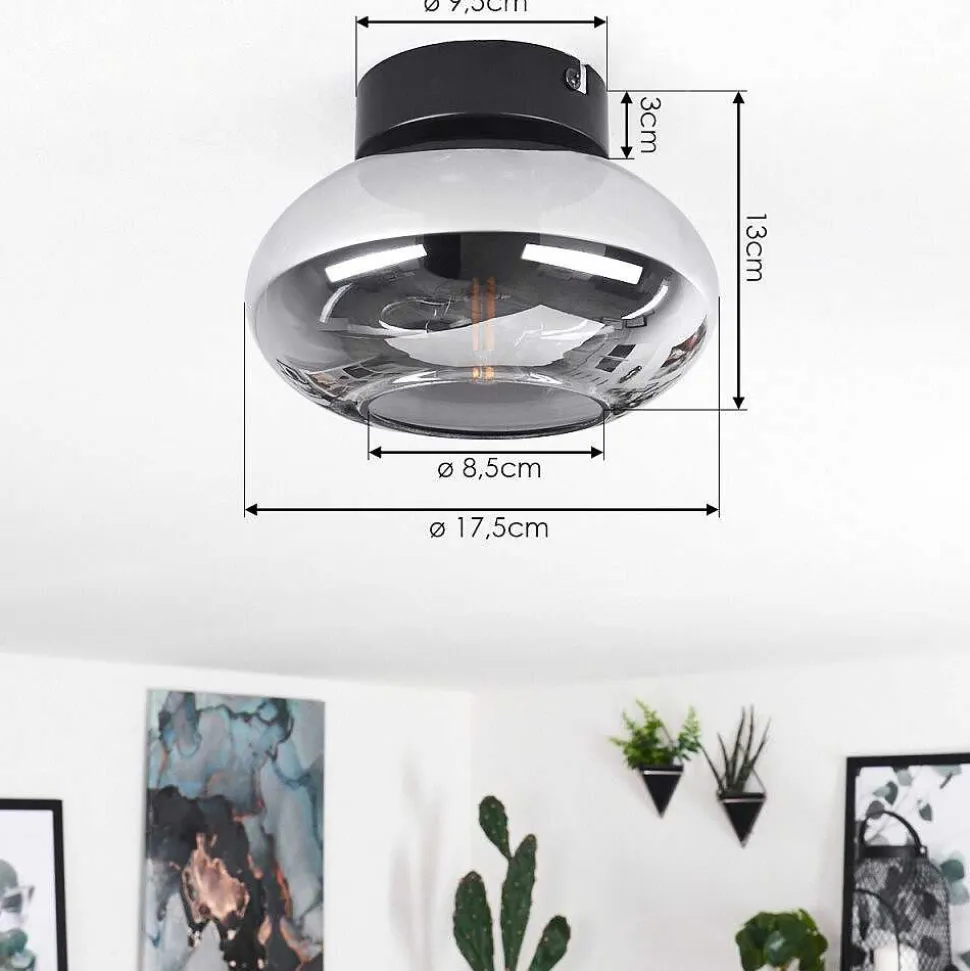 Plafonnier Haikala Noir, 1 Lumiere