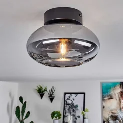 Plafonnier Haikala Noir, 1 Lumiere