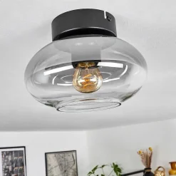 Plafonnier Haikala Noir, 1 Lumiere