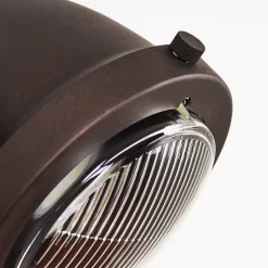 Plafonnier Herford Brun, Bois Fonce, 2 Lumieres