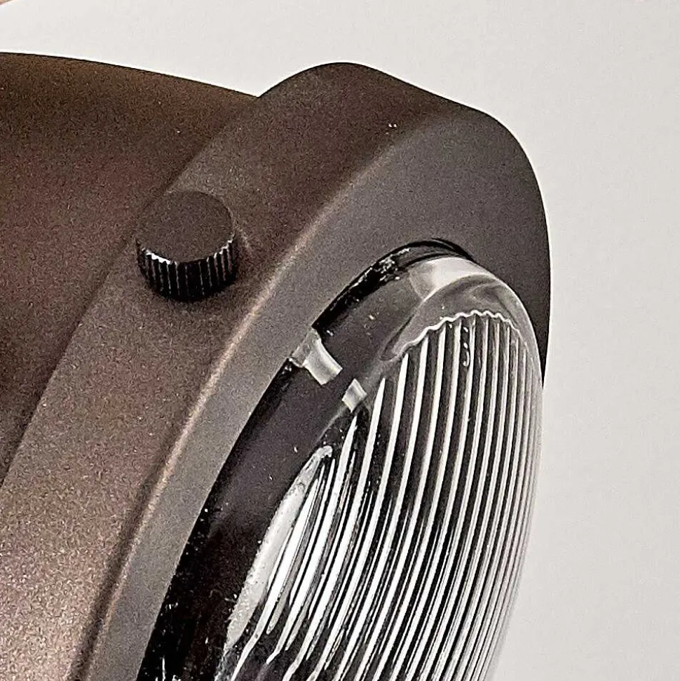 Plafonnier Herford Brun, Bois Clair, Noir, 1 Lumiere