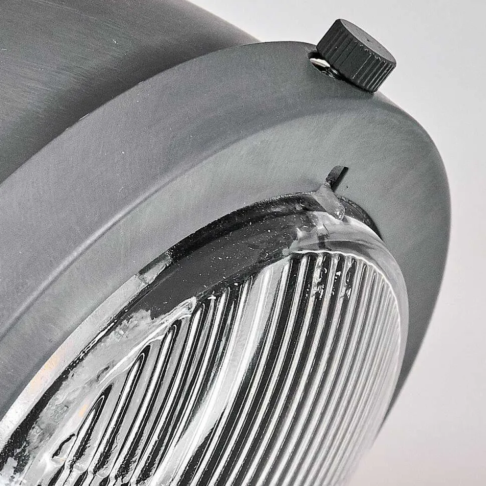 Plafonnier Herford Gris, Bois Clair, 1 Lumiere