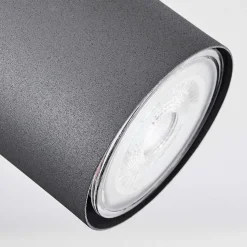 Plafonnier Javel Couleur Bois, Noir, 3 Lumieres