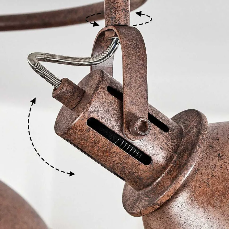 Plafonnier Koppom Rouille, 3 Lumieres