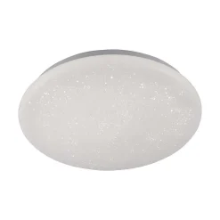 Plafonnier Leuchten Direkt Skyler Led Blanc, 1 Lumiere, Detecteur De Mouvement