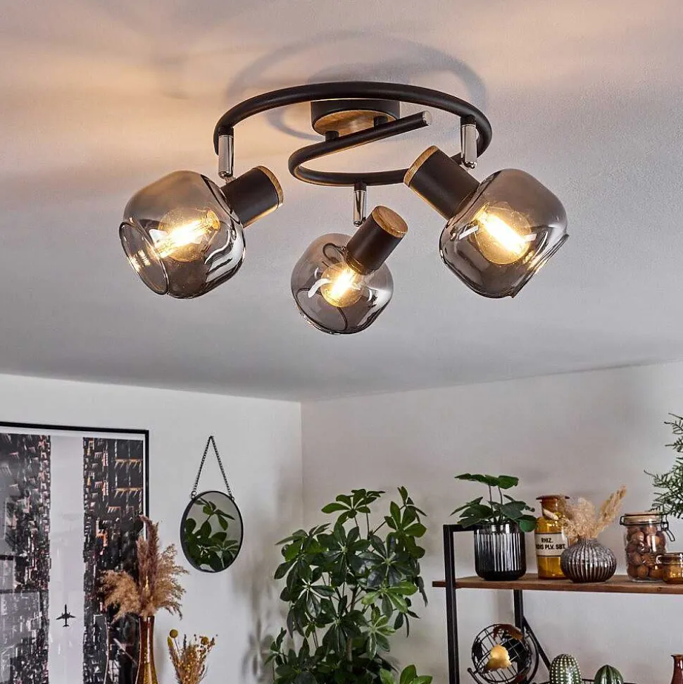 Plafonnier Lexington Noir, 3 Lumieres