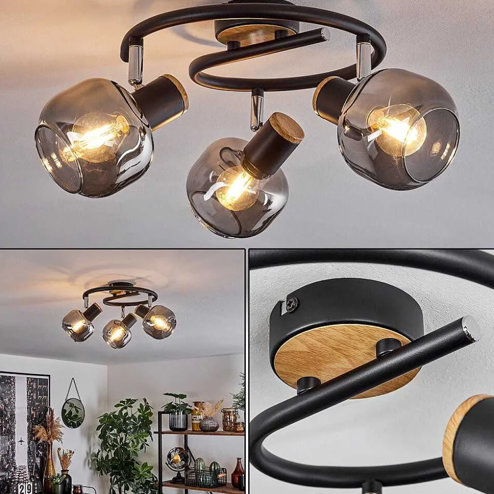 Plafonnier Lexington Noir, 3 Lumieres