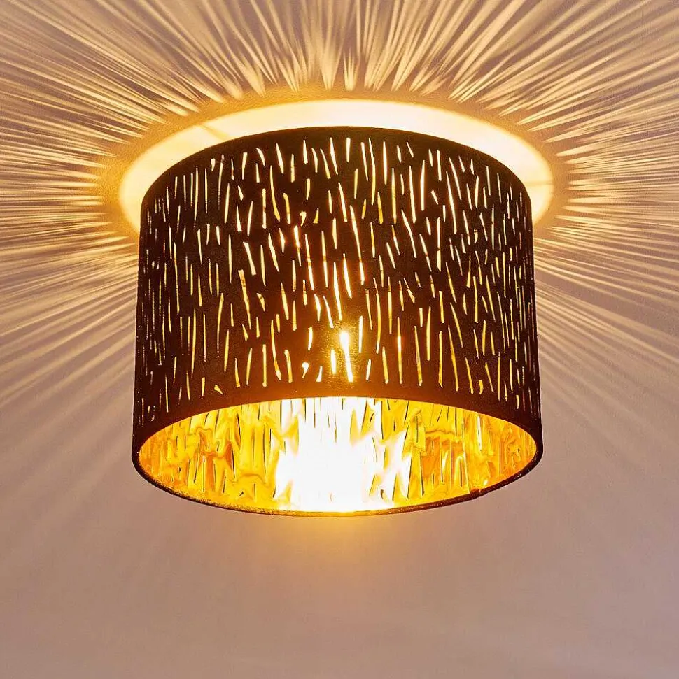 Plafonnier Liared Nickel Mat, 1 Lumiere