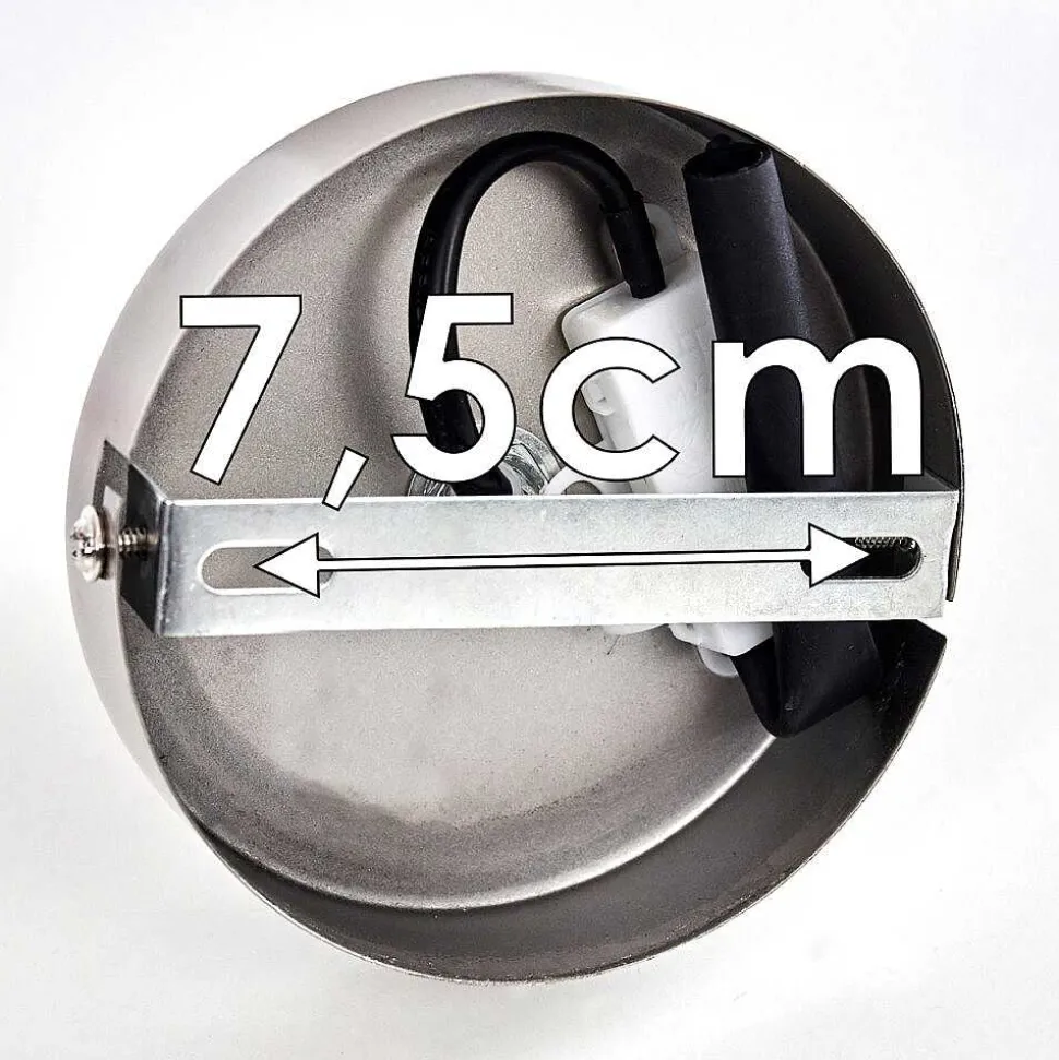 Plafonnier Liared Nickel Mat, 1 Lumiere