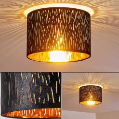 Plafonnier Liared Nickel Mat, 1 Lumiere