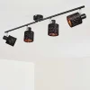 Plafonnier Liared Noir, 4 Lumieres