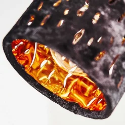 Plafonnier Liared Noir, 4 Lumieres