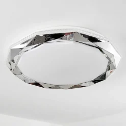 Plafonnier Lisei Led Blanc, 1 Lumiere, Telecommandes, Changeur De Couleurs