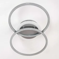 Plafonnier Lithgow Led Argente, 1 Lumiere