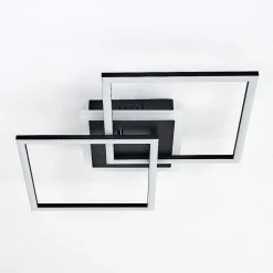 Plafonnier Lithgow Led Noir, 1 Lumiere