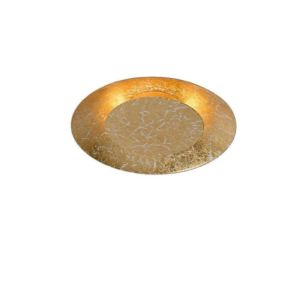 Plafonnier Lucide Foskal Led Laiton, 1 Lumiere