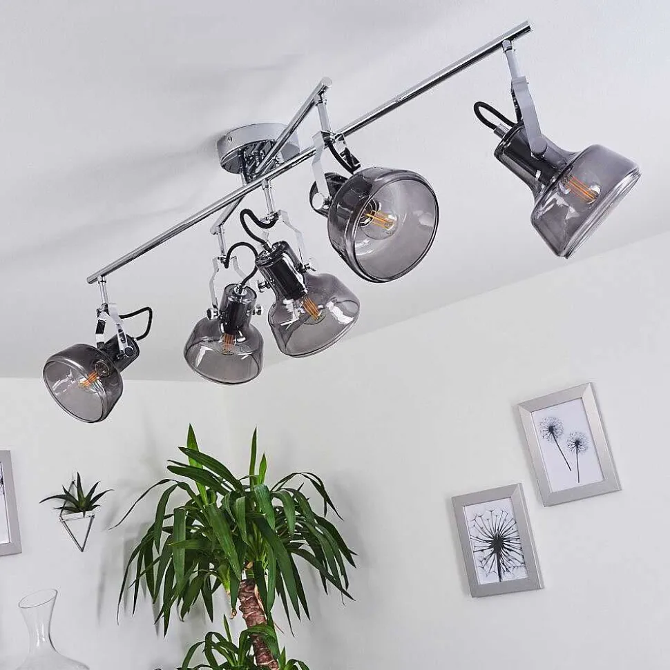 Plafonnier Lulea Chrome, 5 Lumieres