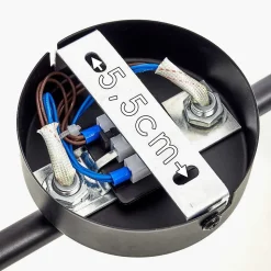 Plafonnier Maidford Noir, 4 Lumieres