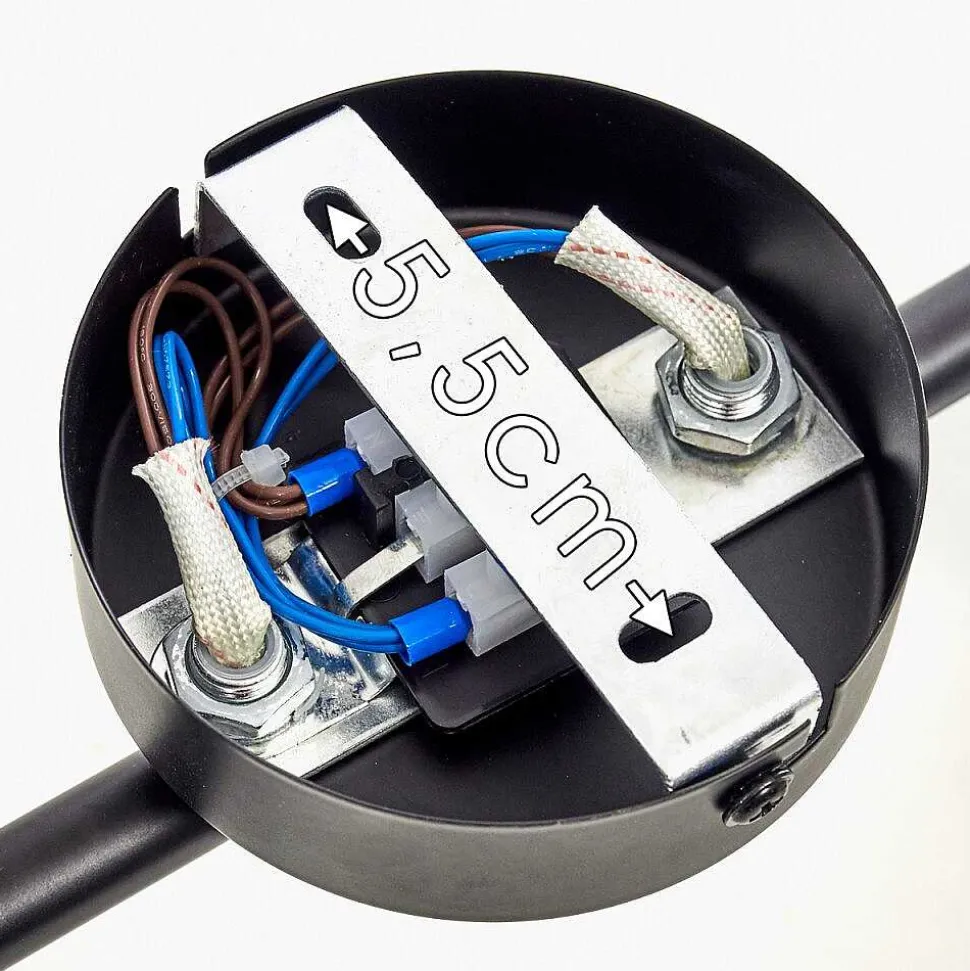 Plafonnier Maidford Noir, 4 Lumieres