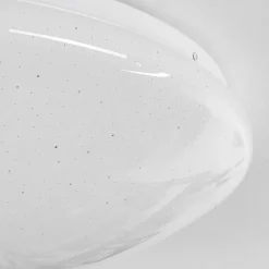 Plafonnier Melres Led Blanc, 1 Lumiere, Telecommandes