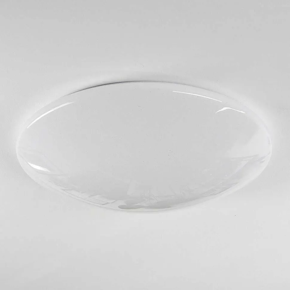 Plafonnier Melres Led Blanc, 1 Lumiere, Telecommandes