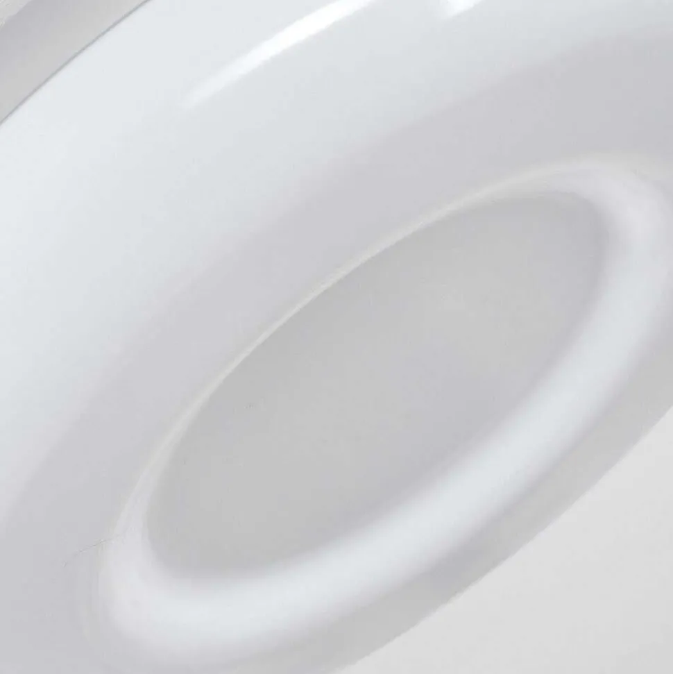 Plafonnier Monfebres Led Argente, Blanc, 1 Lumiere, Telecommandes, Changeur De Couleurs