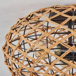 Plafonnier Mulstrand Ecru, Noir, 3 Lumieres