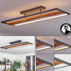 Plafonnier Nevogilde Led Ecru, Noir, 1 Lumiere