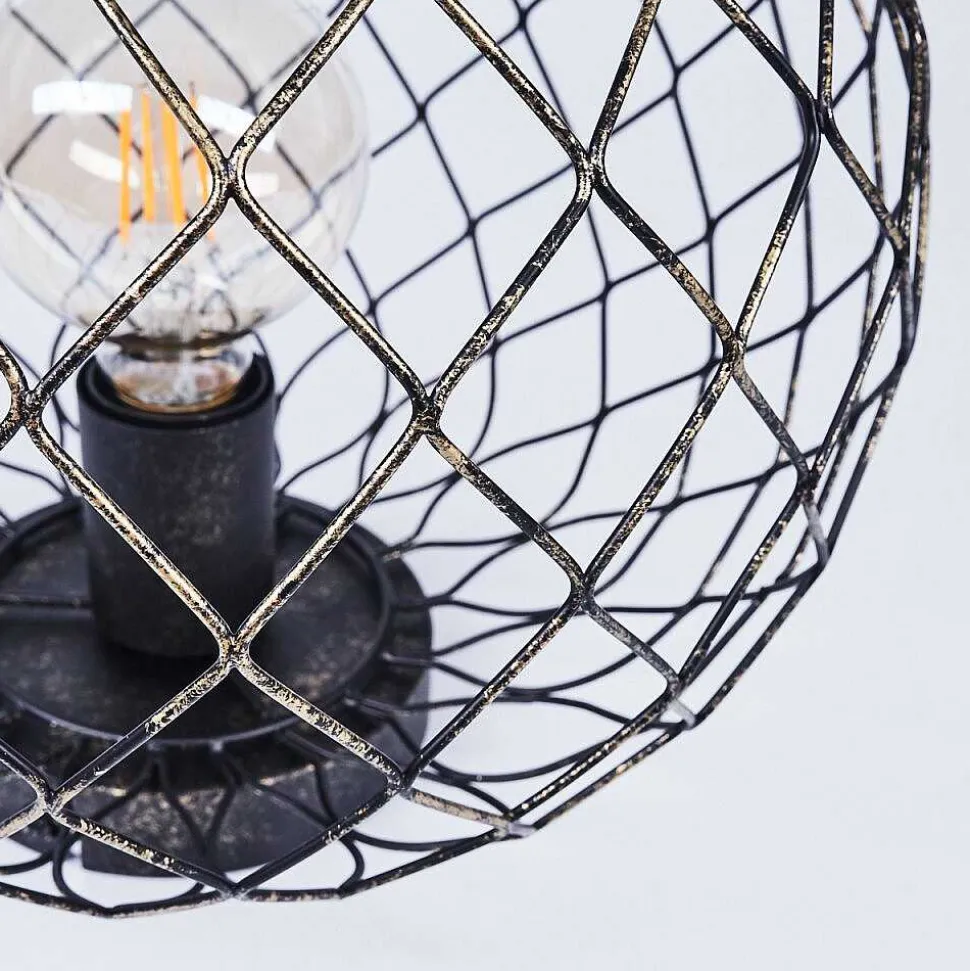 Plafonnier Nordslesvig Or, Noir, 1 Lumiere