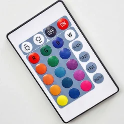 Plafonnier Norton Star Led Blanc, 1 Lumiere, Telecommandes, Changeur De Couleurs