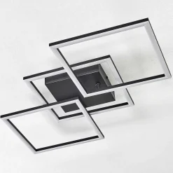 Plafonnier Obo Led Noir, 1 Lumiere