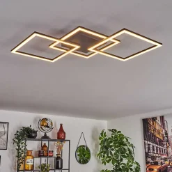 Plafonnier Obo Led Noir, 1 Lumiere
