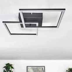 Plafonnier Obo Led Noir, 1 Lumiere