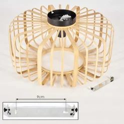 Plafonnier Oravi Bois Clair, 1 Lumiere