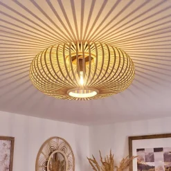 Plafonnier Oravi Bois Clair, 1 Lumiere