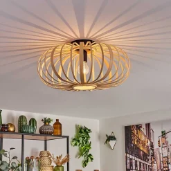 Plafonnier Oravi Bois Clair, 1 Lumiere