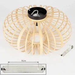 Plafonnier Oravi Bois Clair, 1 Lumiere