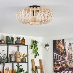 Plafonnier Oravi Bois Clair, 1 Lumiere