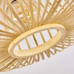 Plafonnier Oravi Bois Clair, 1 Lumiere