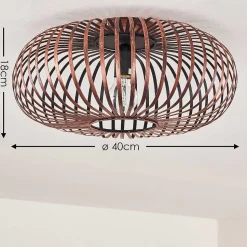 Plafonnier Oravi Cuivre, 1 Lumiere