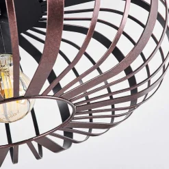 Plafonnier Oravi Cuivre, Noir, 1 Lumiere