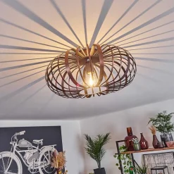 Plafonnier Oravi Cuivre, Noir, 1 Lumiere