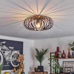 Plafonnier Oravi Cuivre, Noir, 1 Lumiere