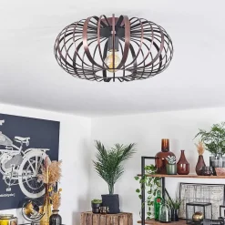 Plafonnier Oravi Cuivre, Noir, 1 Lumiere